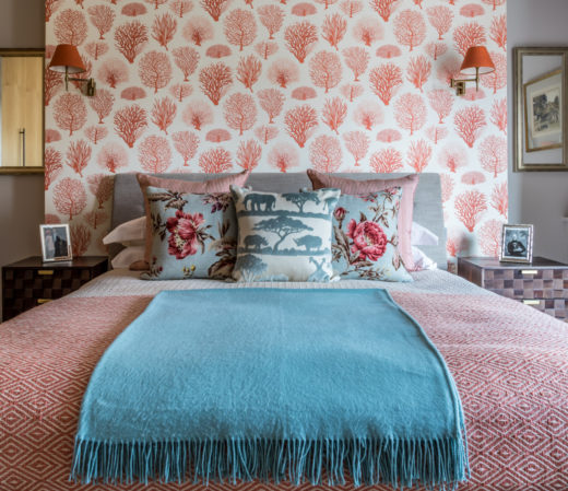 Surrey Interior Designer styled bedroom design