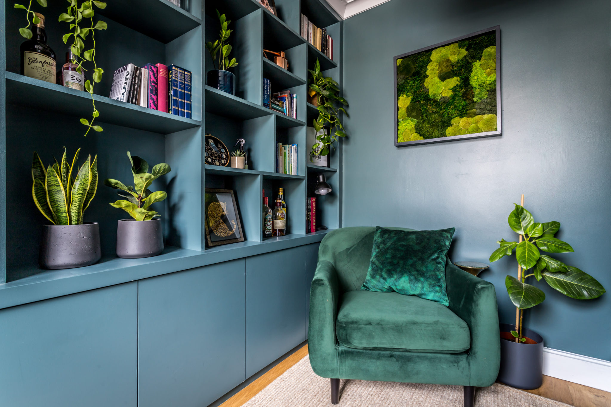 Bringing the outside in with natural colours and plants in this SW London Victorian terrace transformation