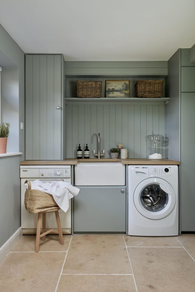 Cottage Style Utility room with panelling