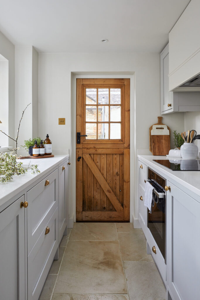 Cotswolds Cottage Renovation - small galley kitchen